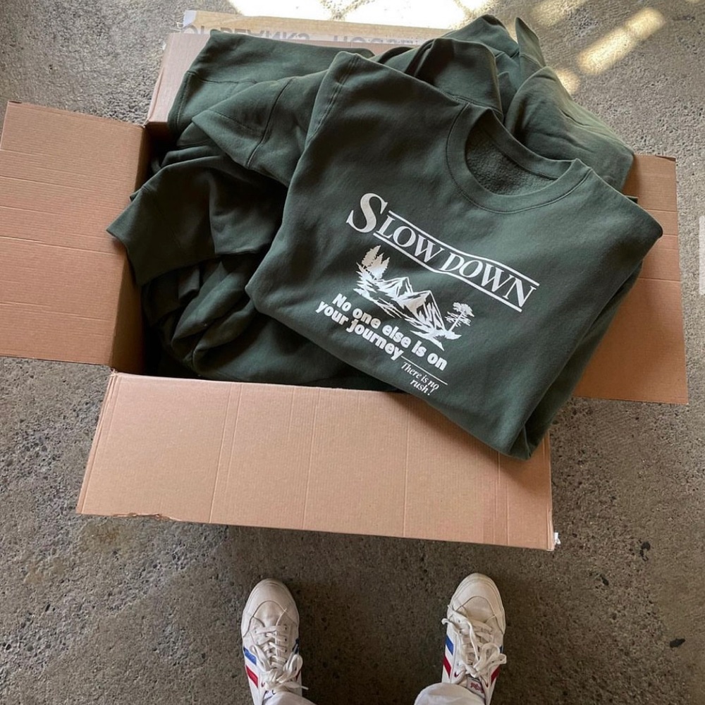 Okay to Rest Slow Down sweatshirt pullover XL
